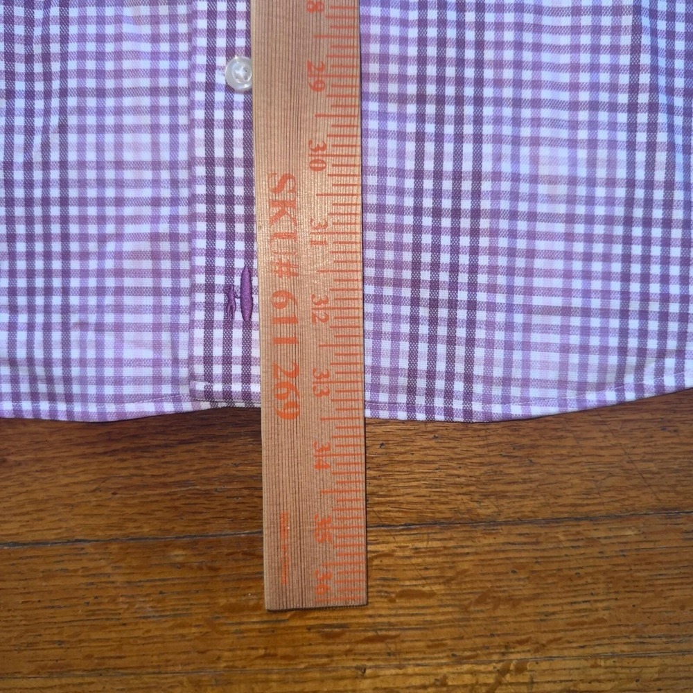 Johnnie-O Prep-Formance Plaid Button Down Shirt Stretch 2XL - Picture 4 of 6